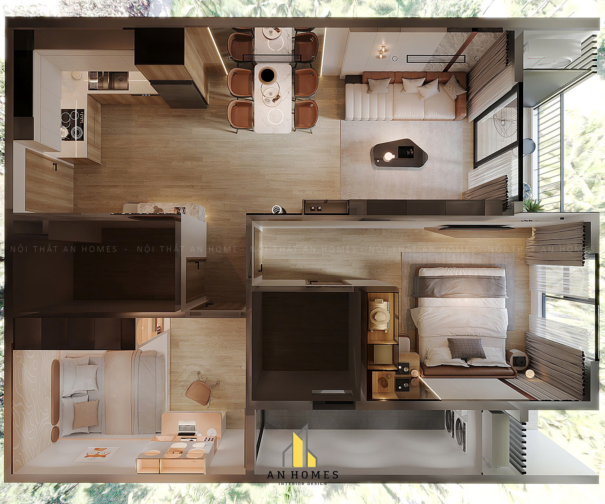 The Charm An Hưng 2PN 72m²