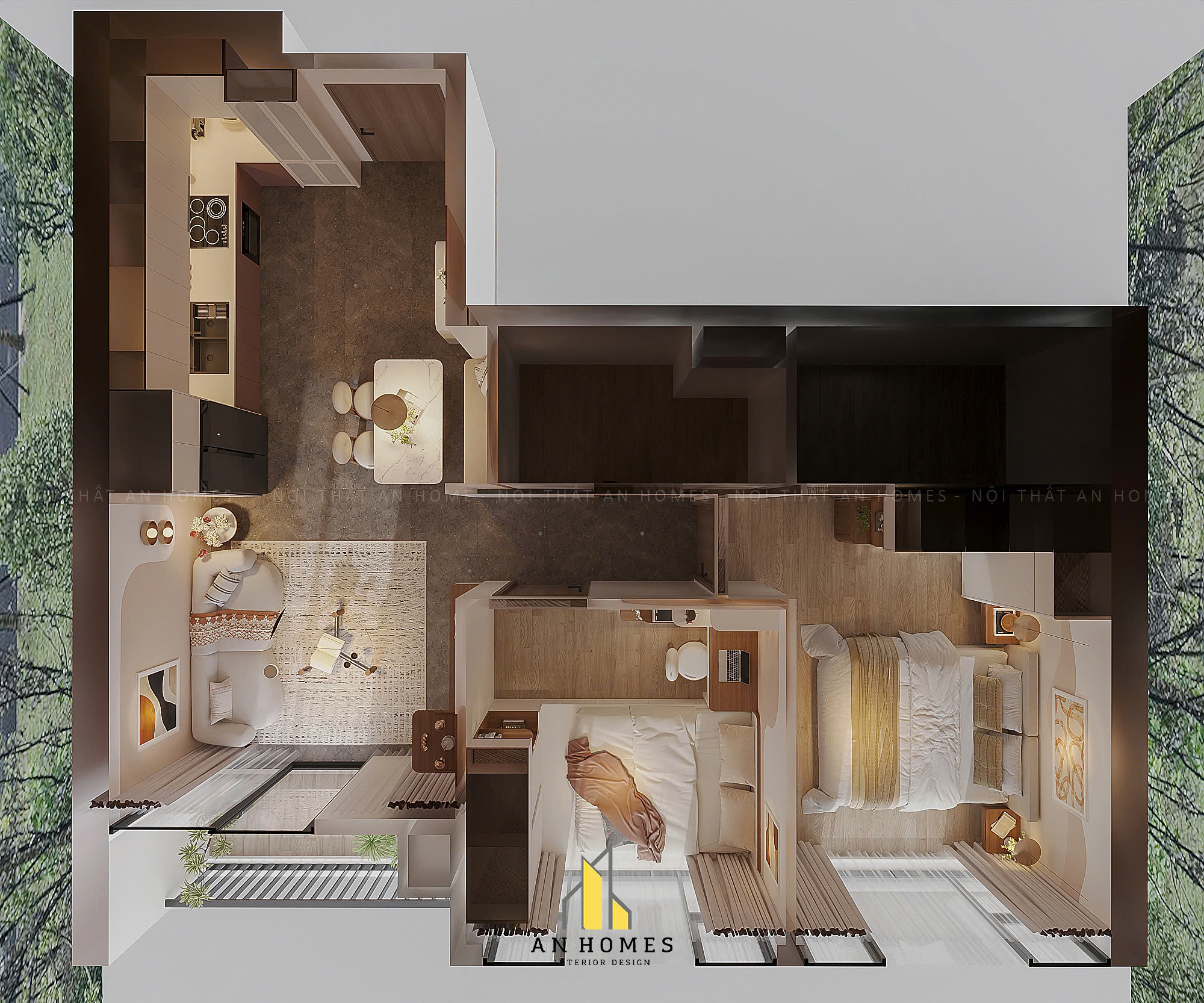 Thiết kế thi công nội thất AN HOMES